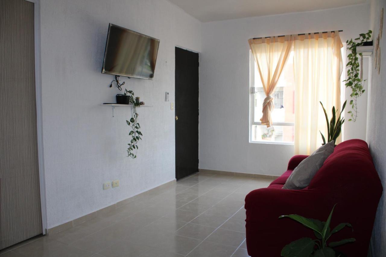 Relajante Y Acogedor Apartamento Con Alberca En 칸쿤 외부 사진